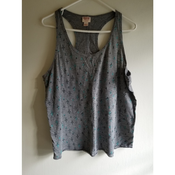 Grey razer back tank top - Picture 1 of 2